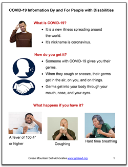 Click here to download COVID-19 Information By and For People with Disabilities